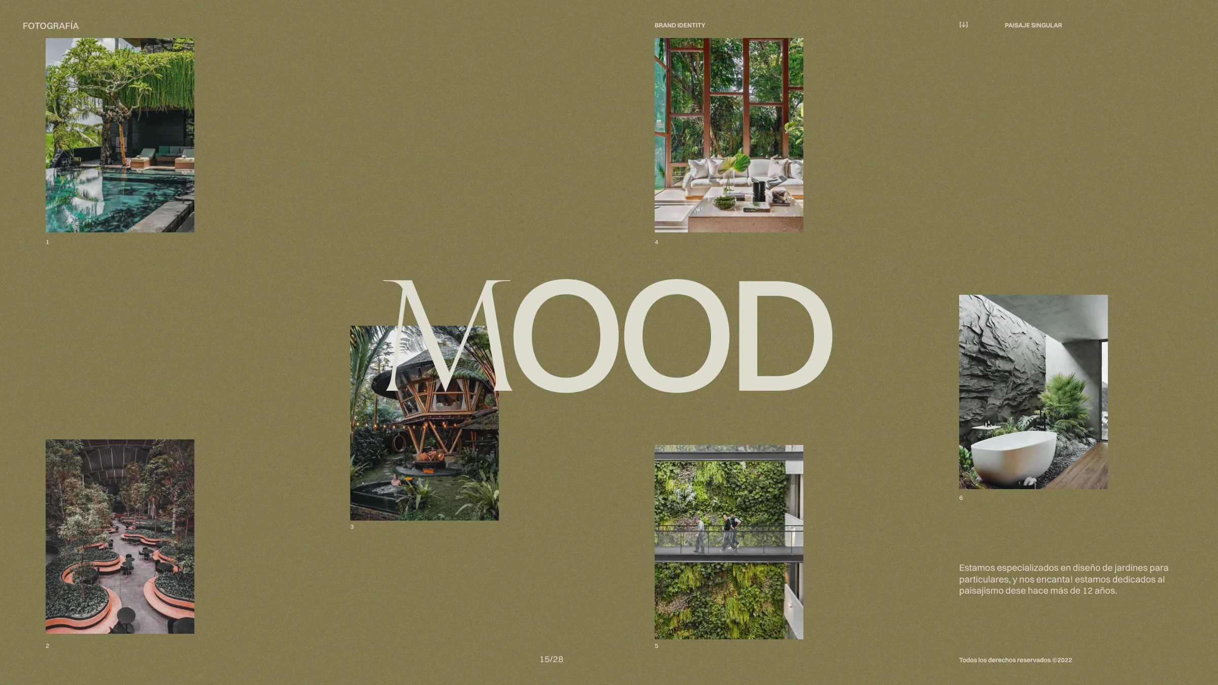 Moodboard de Paisaje Singular