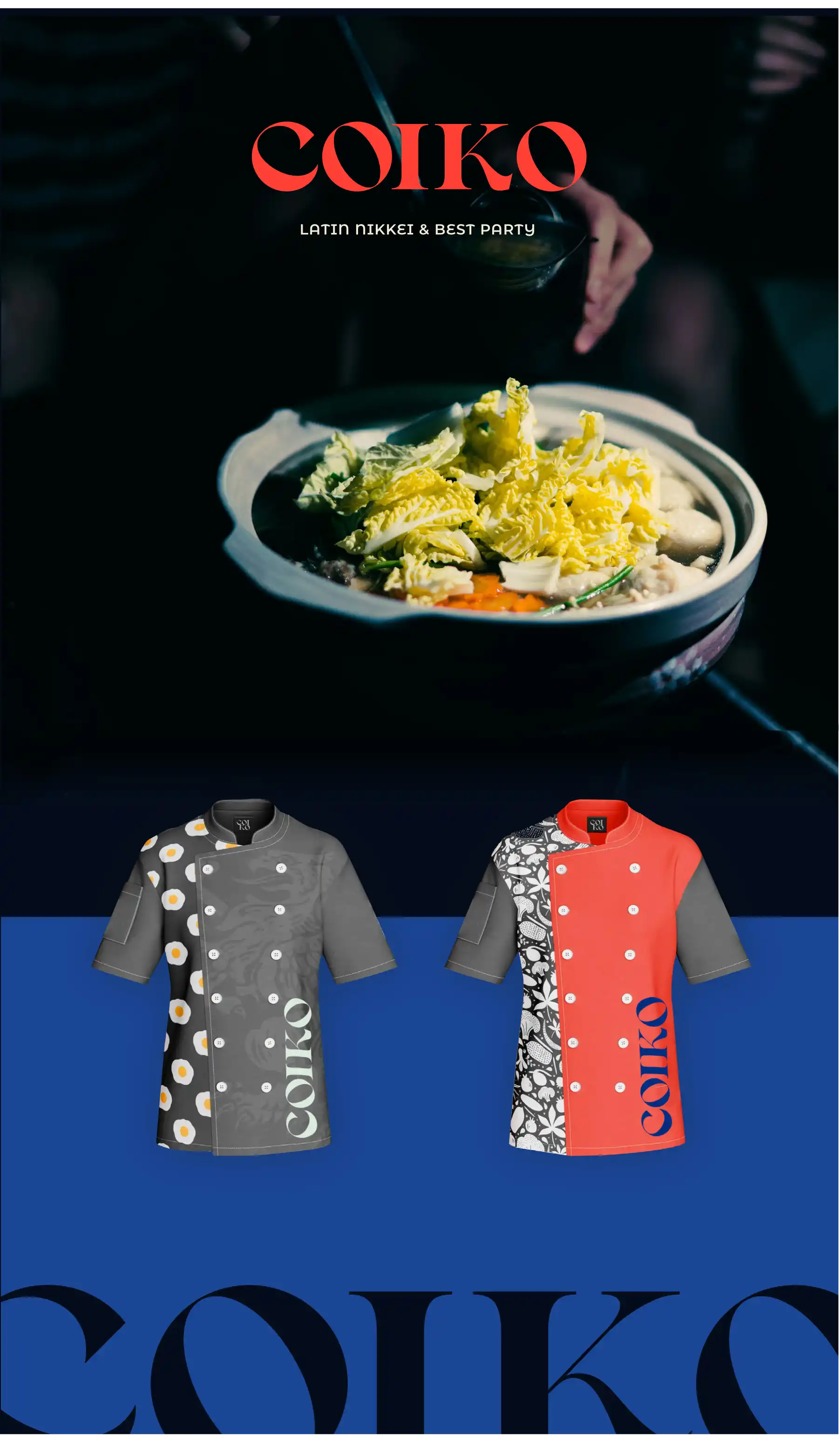 Aplicaciones de marca y uniformes Coiko
